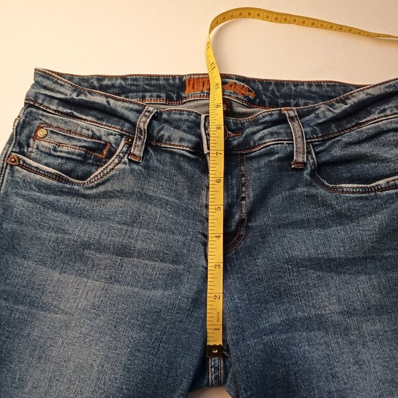 Kut From The Kloth Denim Jeans Size 6 Low Rise Straight Leg Medium Wash - Picture 8 of 10